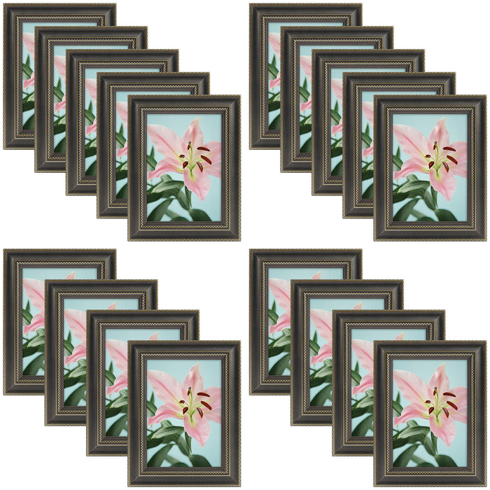 Clearance 5x7 Picture Frame with Plexiglass (18 Pcs Per Box) Black