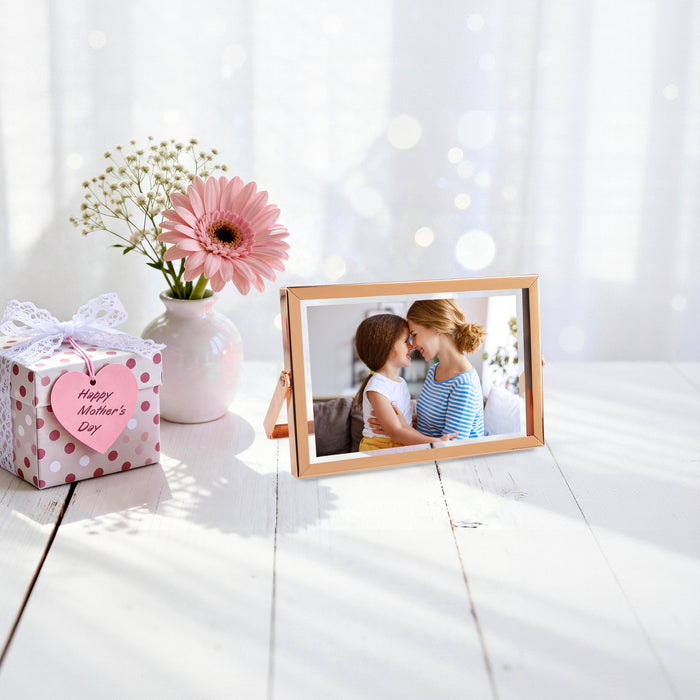 Clearance 6x4 Floating Frame Displays Any Size Photo up to 6 by 4 Rose Gold (24 Pcs Per Box)