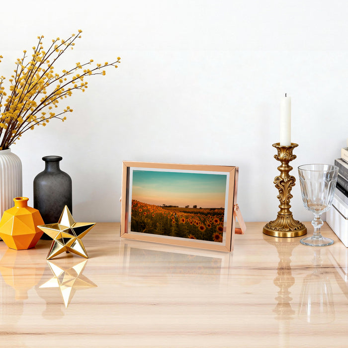 Clearance 6x4 Floating Frame Displays Any Size Photo up to 6 by 4 Rose Gold (24 Pcs Per Box)