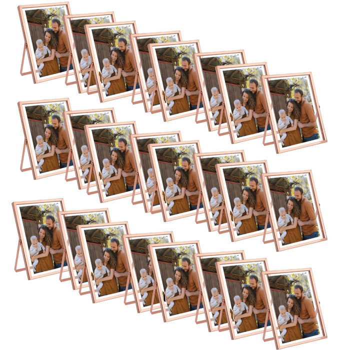 Clearance 6x8 Floating Frame Displays Any Size Photo up to 6 by 8 Rose Gold (24 Pcs Per Box)