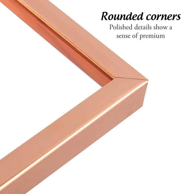 Clearance 6x8 Floating Frame Displays Any Size Photo up to 6 by 8 Rose Gold (24 Pcs Per Box)
