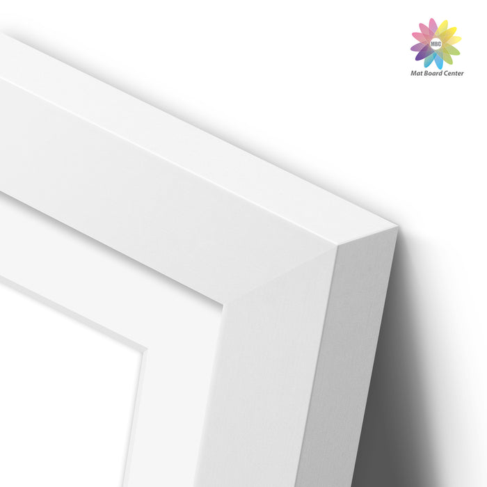 Clearance 6x8 Picture Frame for 4x6 Photo with White Mat and Plexiglass (36 Pcs Per Box)