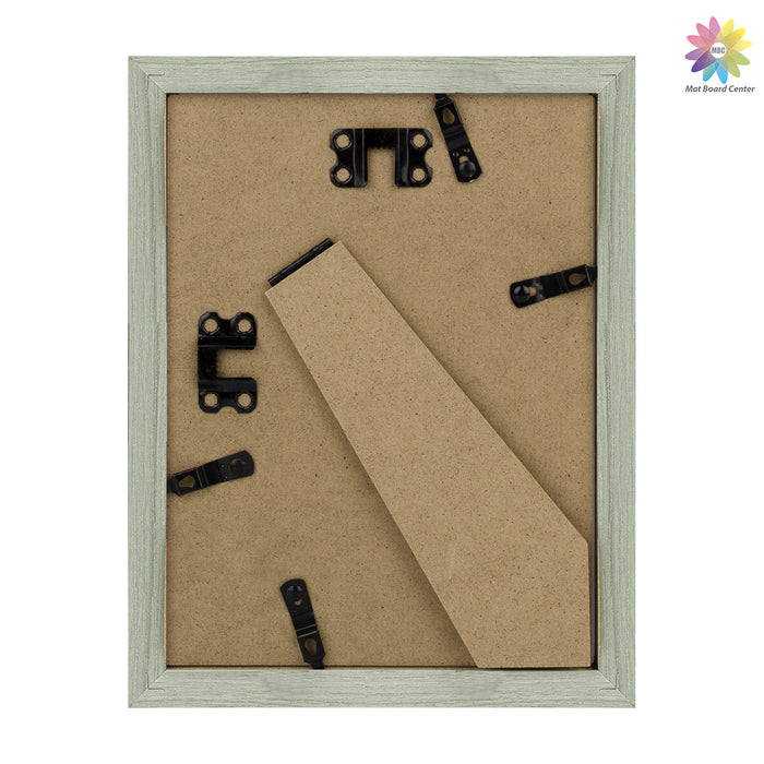Clearance 6x8 Picture Frame for 4x6 Photo with White Mat and Plexiglass Light Grey (18 Pcs Per Box)