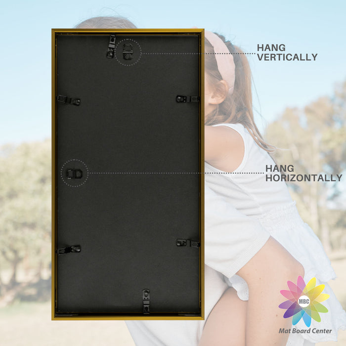 Clearance 7x14 Aluminum Collage Picture Frame for Three 4x6 Photos Bronze (12 Pcs Per Box)