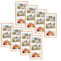 Clearance 7x14 Aluminum Collage Picture Frame for Three 4x6 Photos Rose Gold (8 Pcs Per Box)