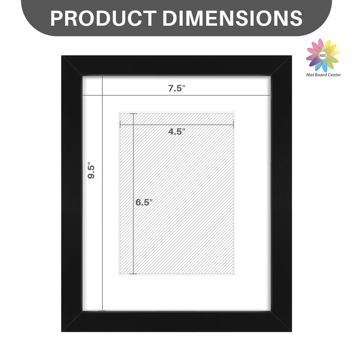 Clearance 8x10 Black Picture Frame for 5x7 Photo (18 Pcs Per Box)