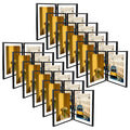 Clearance 8x10 Floating Frame, Double Hinged Metal Frame Displays Any Size Photo up to 8 by 10 (12 Pcs Per Box) Black