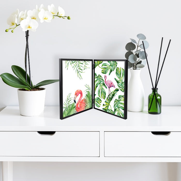 Clearance 8x10 Floating Frame, Double Hinged Metal Frame Displays Any Size Photo up to 8 by 10 (12 Pcs Per Box)