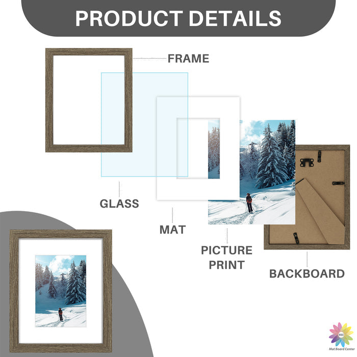 Clearance 8x10 Picture Frame for 5x7 Photo (18 Pcs Per Box)
