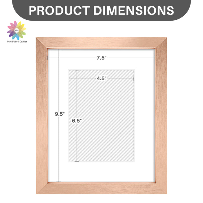 Clearance 8x10 Picture Frames for 5x7 Photo with White Mat and Plexiglass (18 Pcs Per Box)