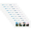 Clearance 8x20 Collage Picture Frames for Four 4x6 Picture Wood Frame (10 Pcs per Box) White