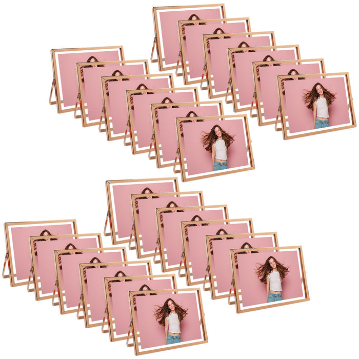 Clearance 8x6 Floating Frame Displays Any Size Photo up to 8 by 6 Rose Gold (24 Pcs Per Box)