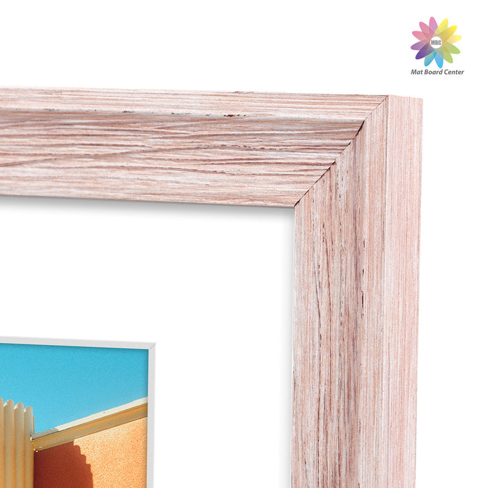 Clearance 9x12 Picture Frame for 6x8 Photo with White Mat and Plexiglass (12 Pcs Per Box)