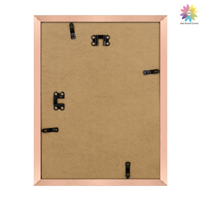 Clearance 9x12 Rose Gold Picture Frames for 6x8 Photo with White Mat (18 Pcs Per Box)