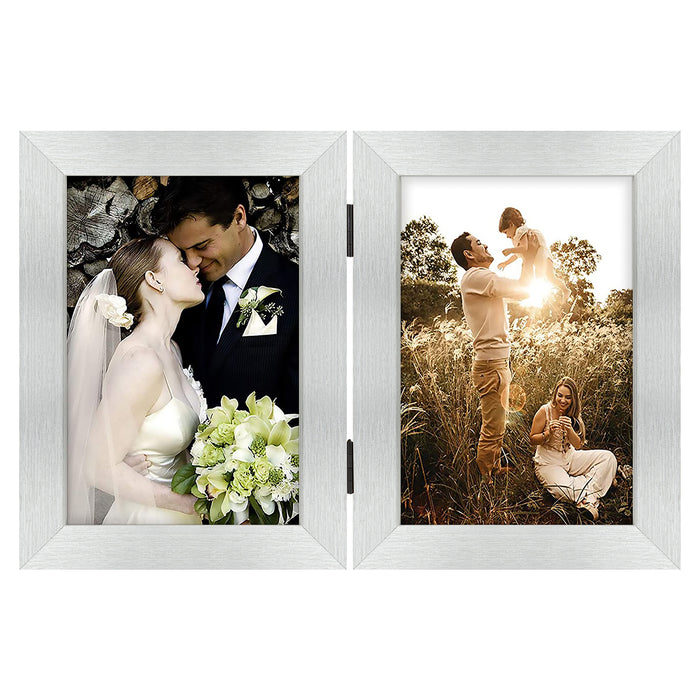 Clearance Double Picture Frame for 5x7 Picture (10 Pcs Per Box)