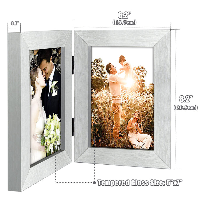 Clearance Double Picture Frame for 5x7 Picture (10 Pcs Per Box)