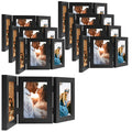 Clearance Three Picture Frame for Three 4x6 Pictures (8 Pcs per Box) Black