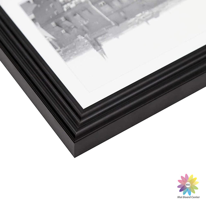 Clearance Wall Gallery Photo Wood Frames with White Mat and Real Glass (21 Pcs Per Box)