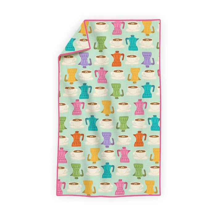 Coffee Microfiber Tea Towel