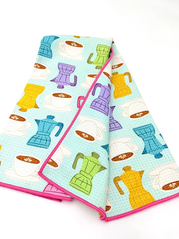 Coffee Microfiber Tea Towel