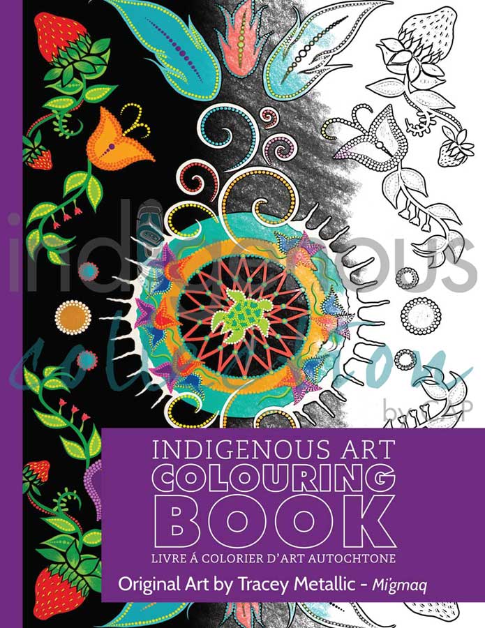 Colouring Books - 6 designs to choose from indigenous art gift by North of Fifty First Nations & Métis Art Boutique Canada