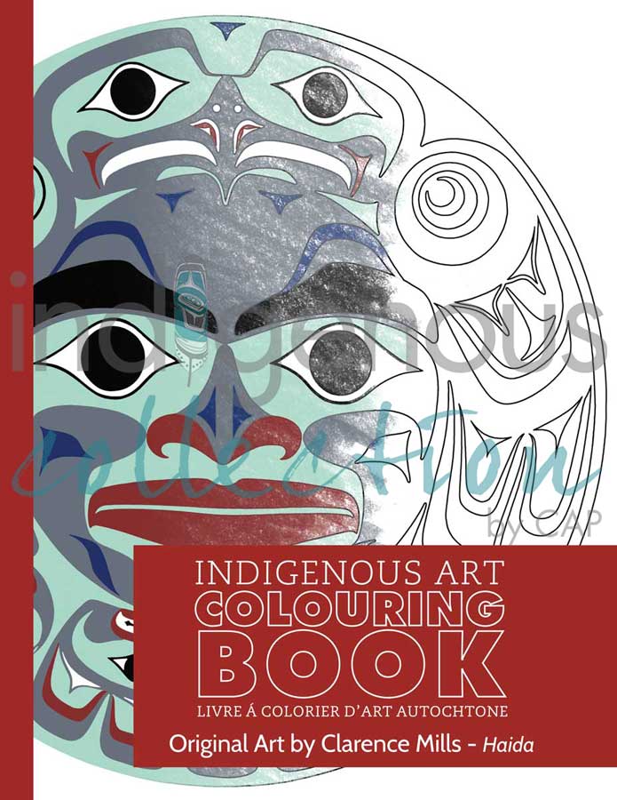 Colouring Books - 6 designs to choose from indigenous art gift by North of Fifty First Nations & Métis Art Boutique Canada
