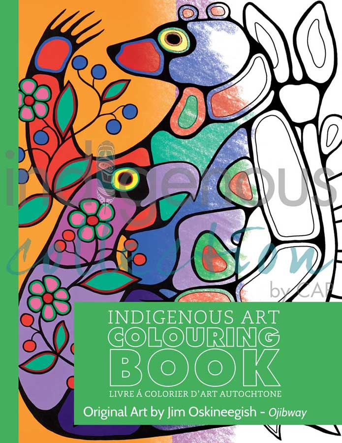 Colouring Books - 6 designs to choose from indigenous art gift by North of Fifty First Nations & Métis Art Boutique Canada