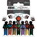 Community Strength Large Vinyl sticker (4.5" x 3.5") by Simone McLeod
