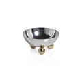 Condiment Bowl with Gold Feet