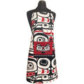Cotton Apron, Matriarch Bear by Morgan Asoyuf indigenous art gift by Morgan Asoyuf Canada