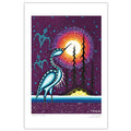 Crane indigenous art gift by James Jacko Canada