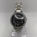 Crtr Ballon - Steel Case w/ Black Dial and Diamonds Bezel