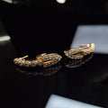 Crtr C Decor Diamonds Flower Set Side Temple - Gold (Pair)