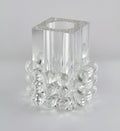 Crystal Glass Bubble Vase Square