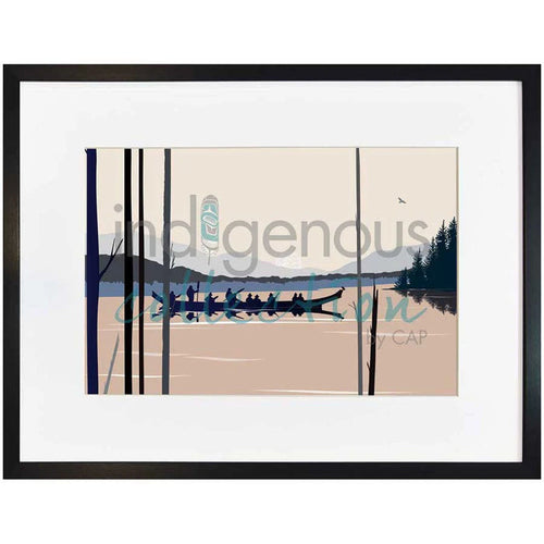 Mark Preston Curtis Canoe Wall Art | Native Art Canada