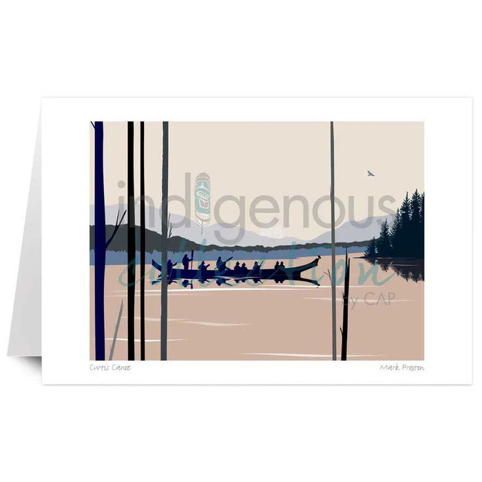 Mark Preston Curtis Canoe Wall Art | Native Art Canada