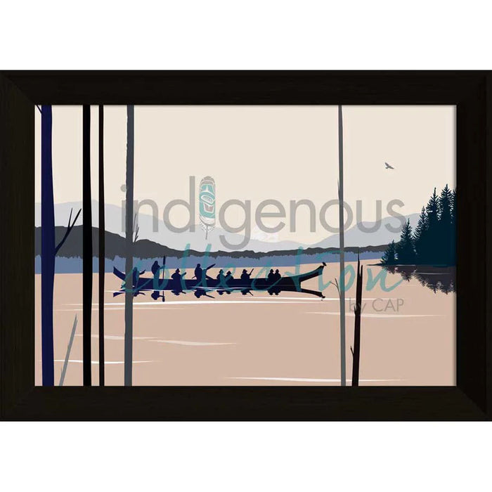 Mark Preston Curtis Canoe Wall Art | Native Art Canada