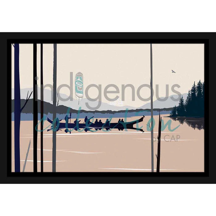 Mark Preston Curtis Canoe Wall Art | Native Art Canada