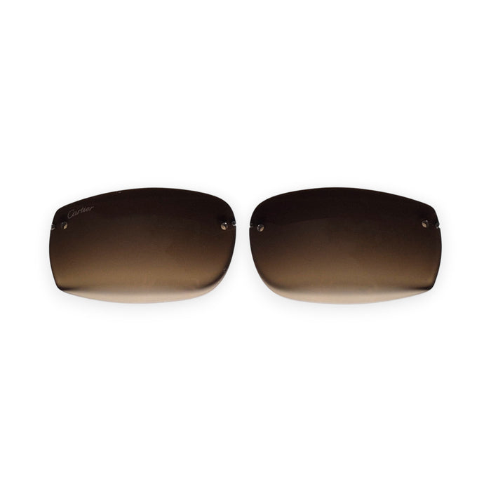 Custom Shape Lenses (55) - Dark Brown Gradient