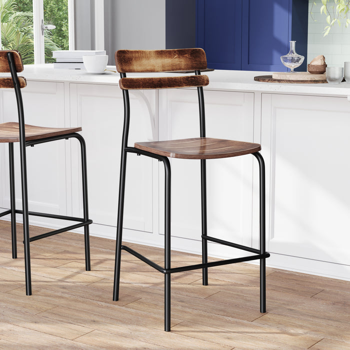 Commercial Black Bar Stool