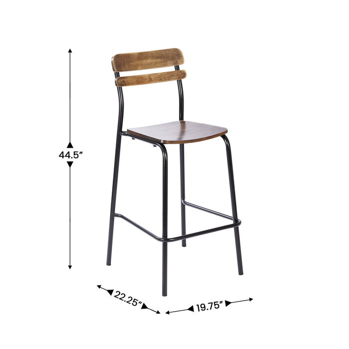 Commercial Black Bar Stool