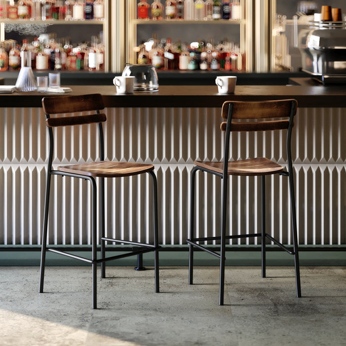 Commercial Black Bar Stool