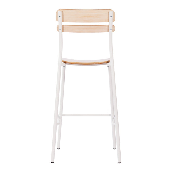 Commercial White Bar Stool