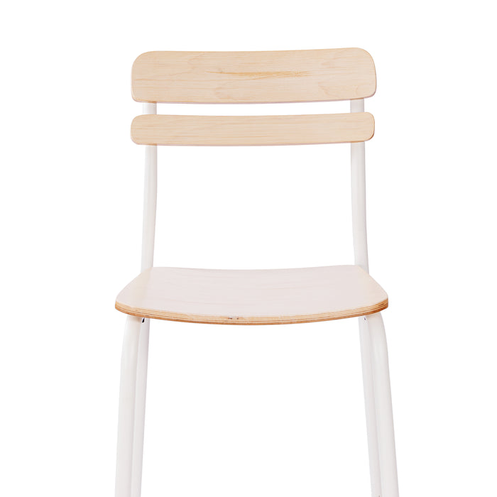 Commercial White Bar Stool
