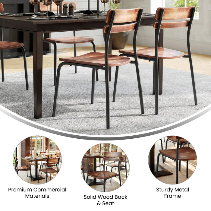 Commercial Black Dining Chair