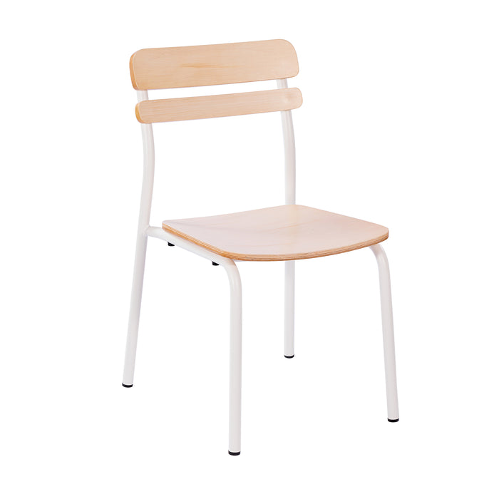Commercial White Dining Chair