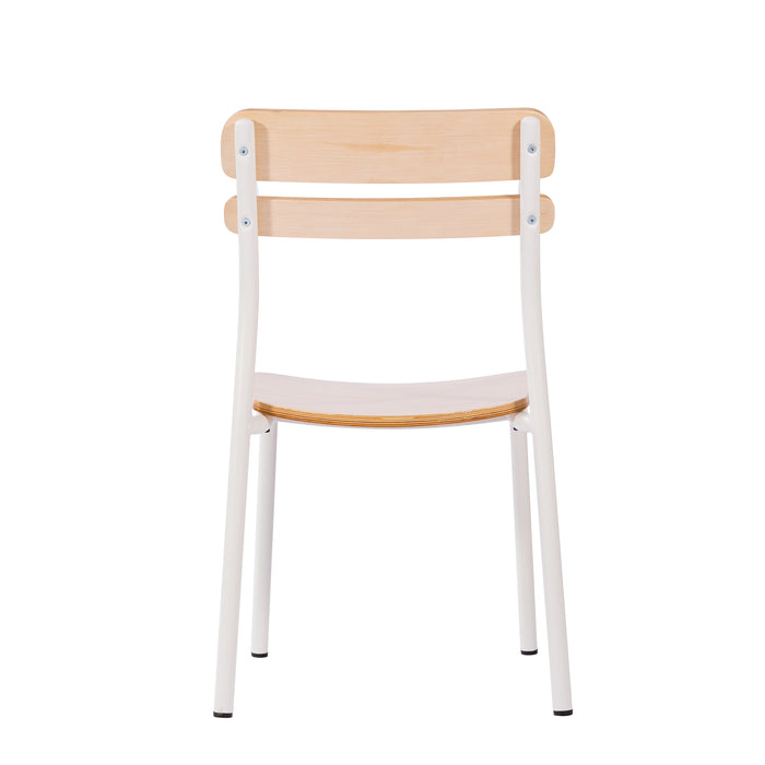 Commercial White Dining Chair