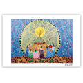 Dancing Women indigenous art gift by Leah Dorion Canada