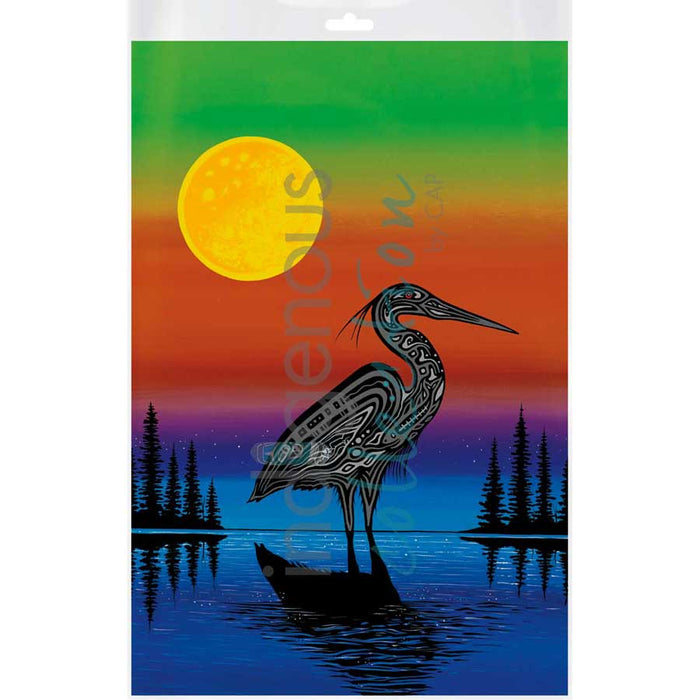 Dawn of the Heron Bagged Poster