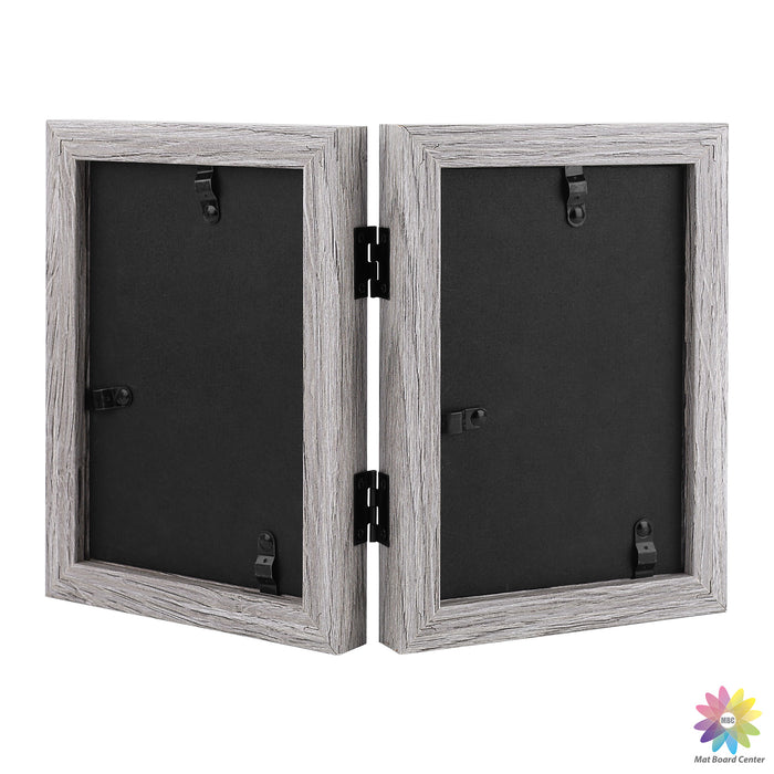 Double Picture Frame For 4x6 Photo Hinged Frames (10 Pcs Per Box)